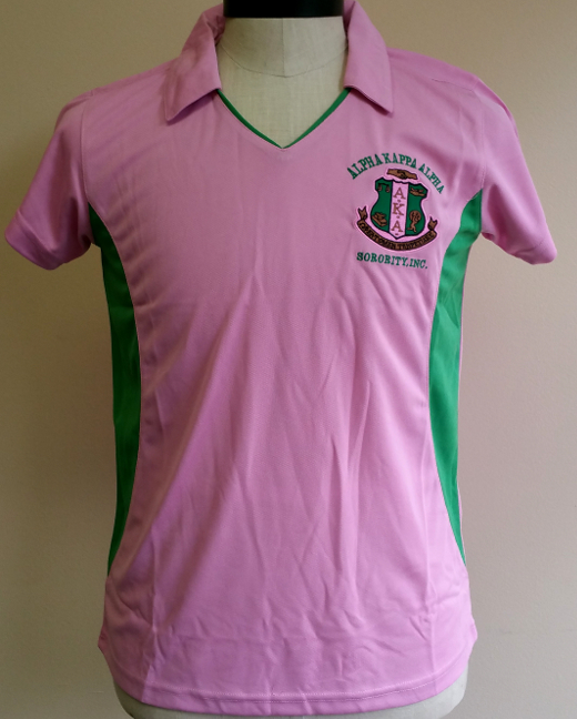 AKA Pastel Pink Dri-Fit Polo Shirt
